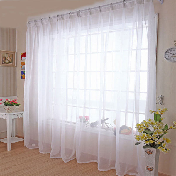 Kitchen Tulle Curtains Translucidus Modern Home Window