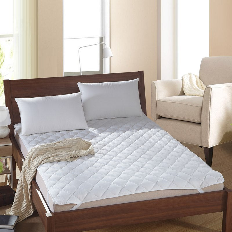 White Quilted Mattress Covers Protector Pad