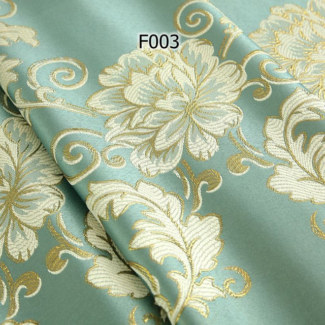 European Golden Royal Luxury Curtains for Bedroom