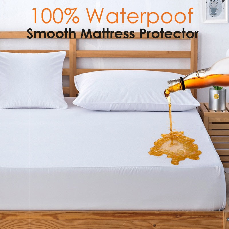 Russian Waterproof Smooth Top Hypoallergenic Mattress Protector