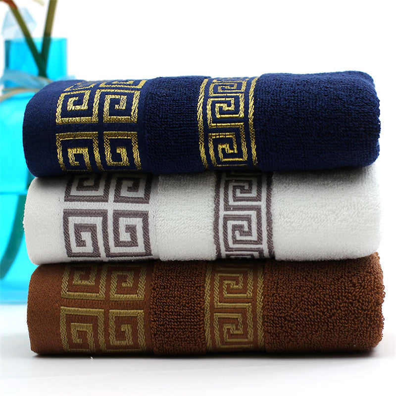 Cotton Embroidered Towel Sets Bamboo Beach Bath Towels