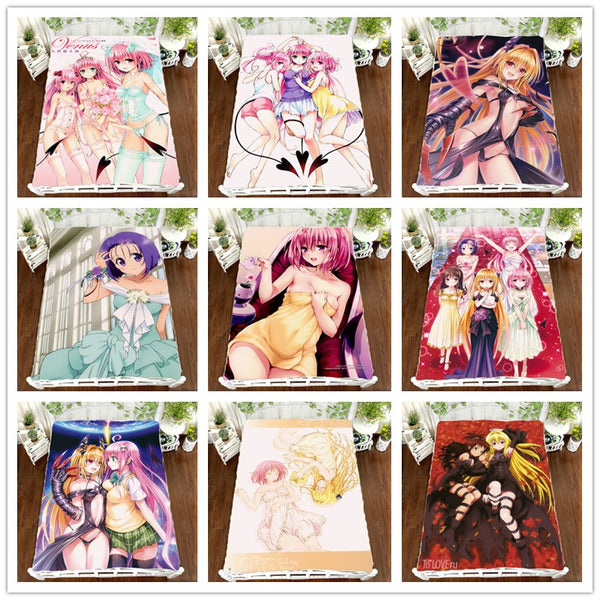 Anime Manga To Love Ru Bed Sheet