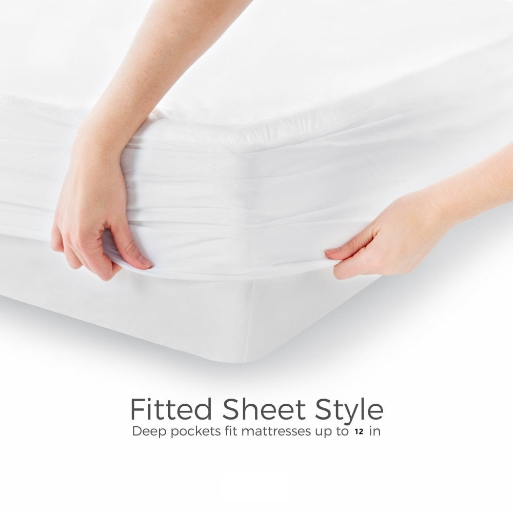 Polyester Smooth Waterproof Matress Cover