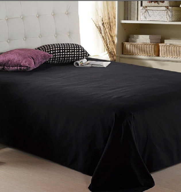 Bed sheet Solid color  flat sheet Large bedsheets