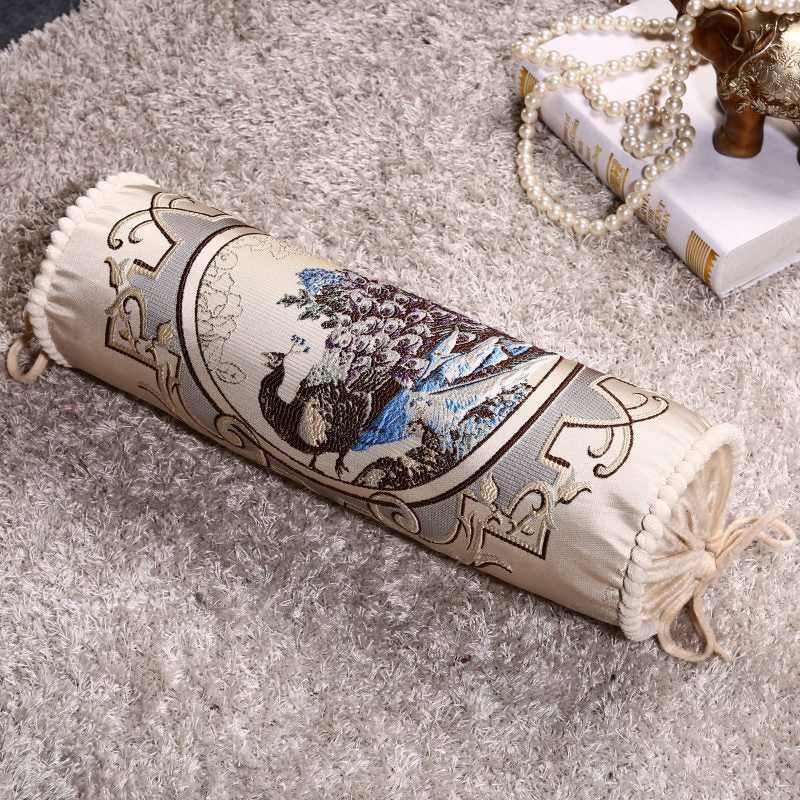 Decorative cylindric  Cushion velvet bolster pillow